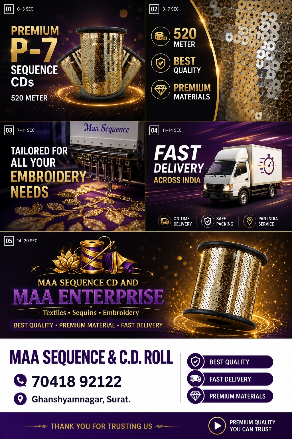 Premium P-7 Sequence CDs